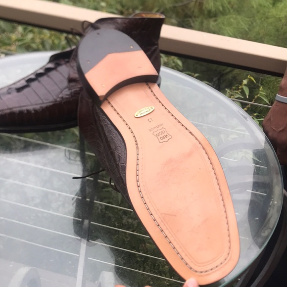 Belvedere Genuine Crocodile Ankle Boots - Picture 4 of 8